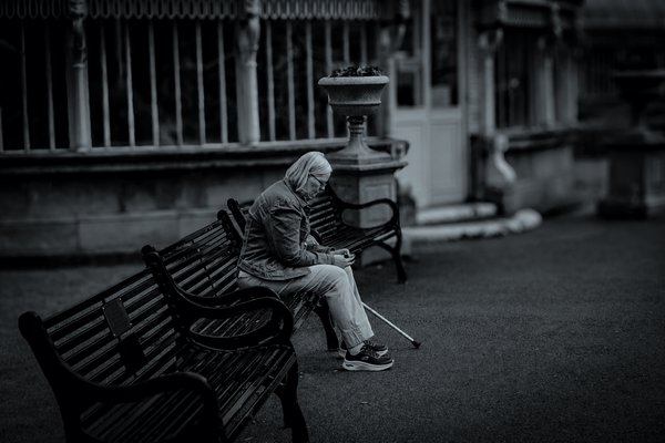 Alone on Cathedral Quarter