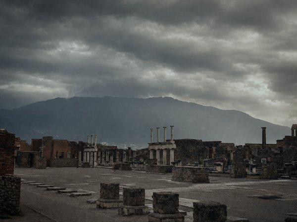 Forum and Vesuvius